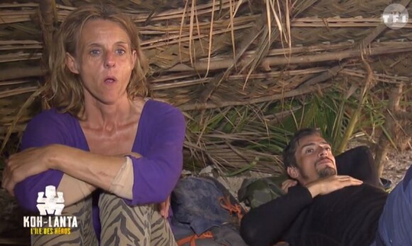 Alexandra et Claude dans l'épisode de "Koh-Lanta 2020" du 15 mai, sur TF1