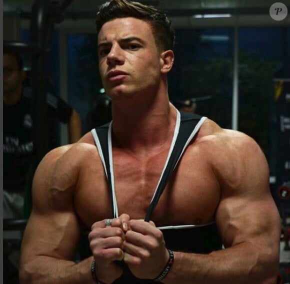 Adrien Laurent dévoile ses muscles sur Instagram, janvier 2018