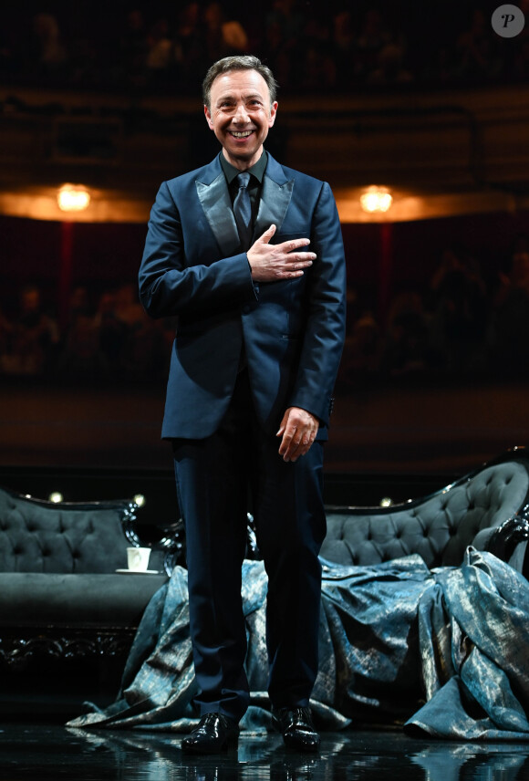 Exclusif - Première du spectacle de Stéphane Bern, "Vous n'aurez pas le dernier mot" au Théâtre Montparnasse à Paris le 14 octobre 2019. © Coadic Guirec / Bestimage