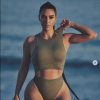 Kim Kardashian photographiée par Greg Swales pour sa marque de sous-vêtements, Skims. Avril 2020.