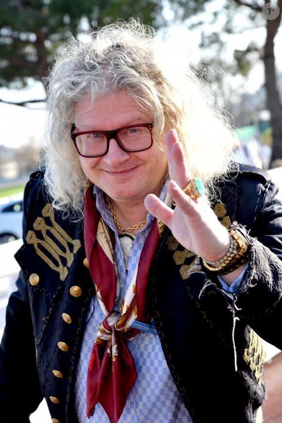 EXCLUSIF - Pierre-Jean Chalençon - Journée caritative au profit de la Fondation Claude Pompidou à l'Hippodrome de la Côte d'Azur à Cagnes-sur-Mer, le 22 février 2020. © Bruno Bebert / LMS / Bestimage