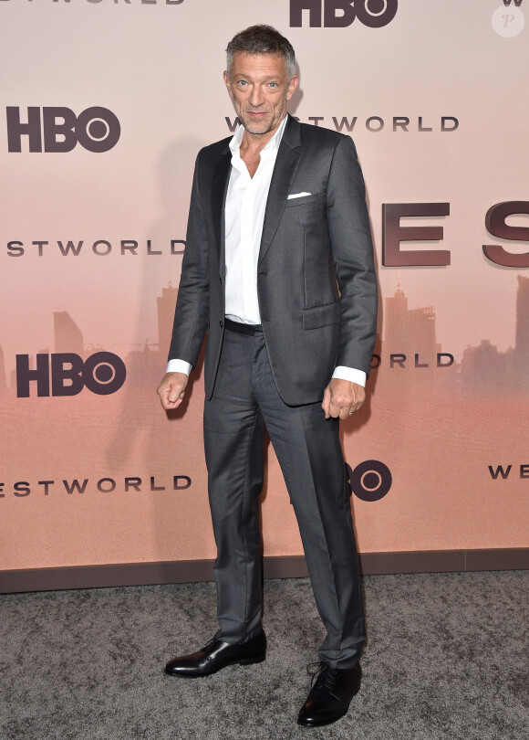 Vincent Cassel - Les célébrités assistent à la projection de la saison 3 de la série "Westworld" à Los Angeles, le 5 mars 2020.