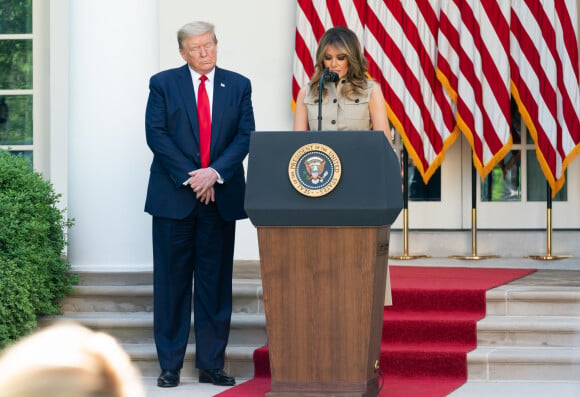 Melania Trump à la Maison Blanche. Washington, D.C., le 7 mai 2020.