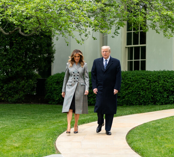 Melania Trump à la Maison Blanche. Washington, D.C., le 8 mai 2020.