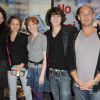 Zabou Breitman, Nina Rodriguez, Julie-Marie Parmentier, Antonin Chalon et Bernard Campan à la première du film "No et moi" à Paris en 2010.
