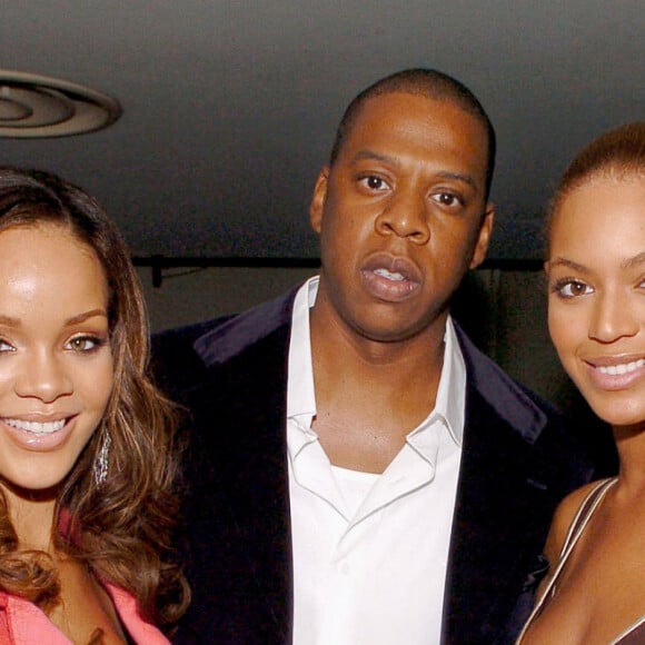 Rihanna, Jay-Z et Beyoncé en juillet 2005.