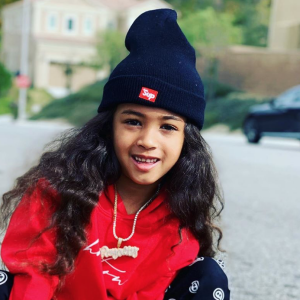 Royalty, la fille de Chris Brown. Février 2020.