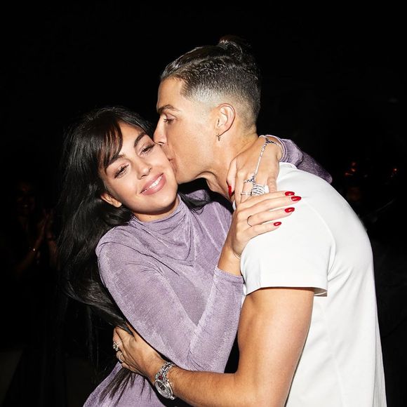 Georgina Rodriguez et Cristiano Ronaldo sur Instagram, le 1er janvier 2020.