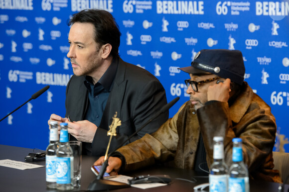 John Cusack et Spike Lee - Conférence de presse du film "Chi Raq" lors du 66ème Festival International du Film de Berlin, la Berlinale, à Berlin le 16 février 2016.