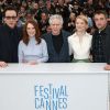 John Cusack, Julianne Moore, David Cronenberg, Mia Wasikowska, Robert Pattinson - Photocall du film "Maps to the stars" lors du 67ème festival international du film de Cannes, le 19 mai 2014.