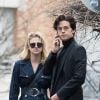 Exclusif - Cole Sprouse et sa compagne Lili Reinhart profitent d'un moment romantique sur la butte Montmartre à Paris, France, le 2 avril 2018.