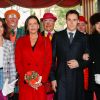 Pauline Ducruet, la princesse Stéphanie de Monaco, Louis Ducruet, Camille Gottlieb - Troisième jour du 44ème Festival International du Cirque de Monte-Carlo à Monaco le 19 janvier 2020. © Claudia Albuquerque / Bestimage