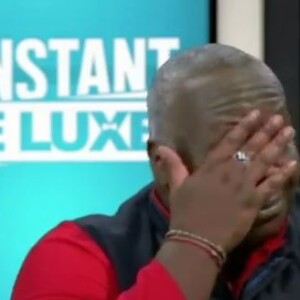 Magloire ému  aux larmes sur le plateau de "L'instant de luxe", le 4 juin 2020