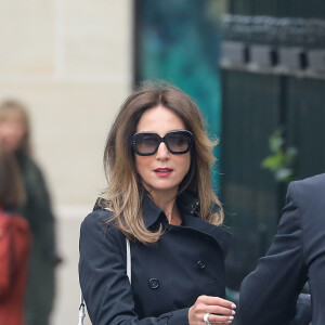 Elsa Zylberstein - Hommage à Guy Bedos en l'église de Saint-Germain-des-Prés à Paris le 4 juin 2020.