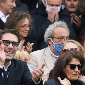 Muriel Robin - Hommage à Guy Bedos en l'église de Saint-Germain-des-Prés à Paris le 4 juin 2020.