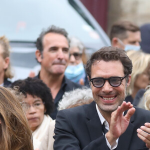 Muriel Robin - Hommage à Guy Bedos en l'église de Saint-Germain-des-Prés à Paris le 4 juin 2020.