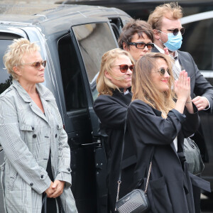 Muriel Robin - Hommage à Guy Bedos en l'église de Saint-Germain-des-Prés à Paris le 4 juin 2020.