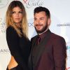 Michaël Youn et sa compagne Isabelle Funaro - Personnalités au gala "Par Coeur" pour les 10 ans de l'association "Cekedubonheur" au pavillon d'Armenonville à Paris. Le 24 septembre 2015