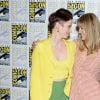 Chyler Leigh et Melissa Benoist - "Supergirl" - 3e jour - Comic-Con International 2019 au "San Diego Convention Center" à San Diego, le 20 juillet 2019.