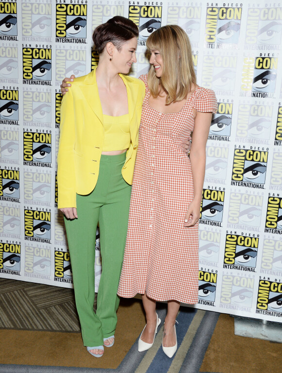 Chyler Leigh et Melissa Benoist - "Supergirl" - 3e jour - Comic-Con International 2019 au "San Diego Convention Center" à San Diego, le 20 juillet 2019.