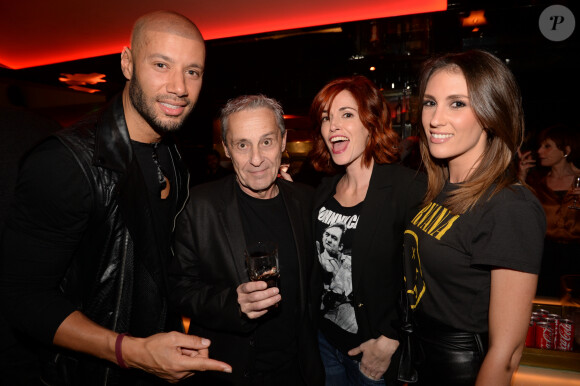 Exclusif - Xavier Delarue, Bruno Le Millin, Magali Semetys et Marjorie Bourgeois - Soirée de l'Agence artistique GOA au restaurant La Gioia à Paris, France, le 5 février 2018. © Rachid Bellak/Bestimage