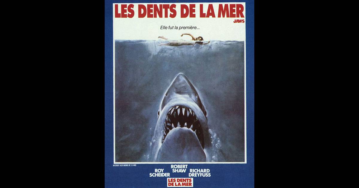 Combien De Film Les Dents De La Mer L'affiche du film Les dents de la mer sortie en 1975 aux USA - Purepeople