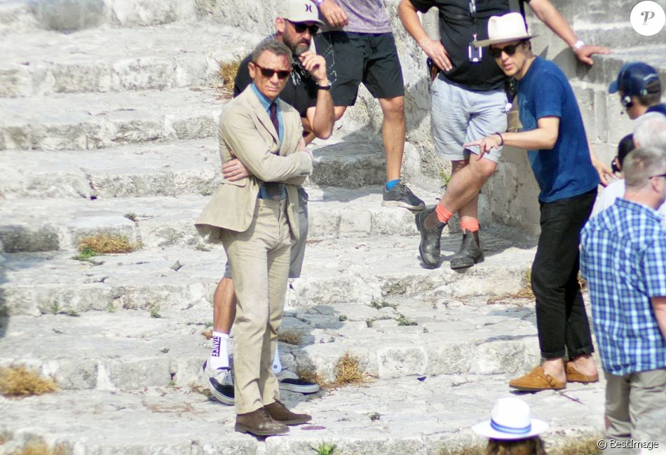 Ou Est Tourne James Bond En Italie Daniel Craig, le visage ensanglanté, sur le tournage du nouveau James