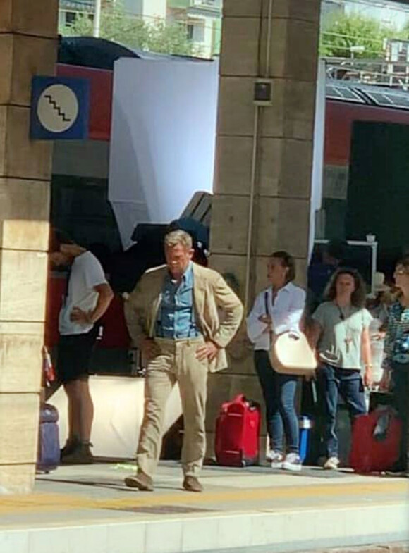 Daniel Craig est sur le tournage du nouveau James Bond "No Time To Die" à Campania en Italie le 24 septembre 2019.
