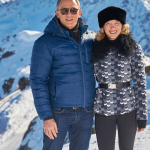 Daniel Craig et Léa Seydoux - Photocall avec les acteurs du film James Bond "Spectre" à Soelden en Autriche. Le 7 janvier 2015