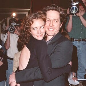 Julia Roberts et Hugh Grant à l'avant-première du film Coup de foudre à Notting Hill. New York, le 13 mai 1999.