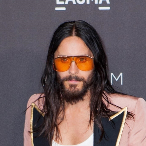 Jared Leto au photocall de la soirée "2019 LACMA Art + Film Gala" au Los Angeles County Museum of Art. Los Angeles, le 2 novembre 2019.