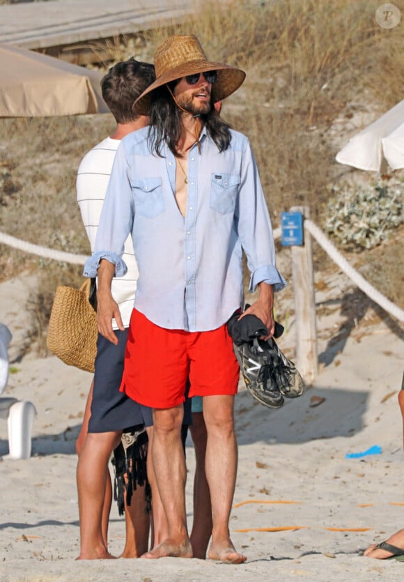 Jared Leto en vacances à Ibiza. Le 30 juillet 2019