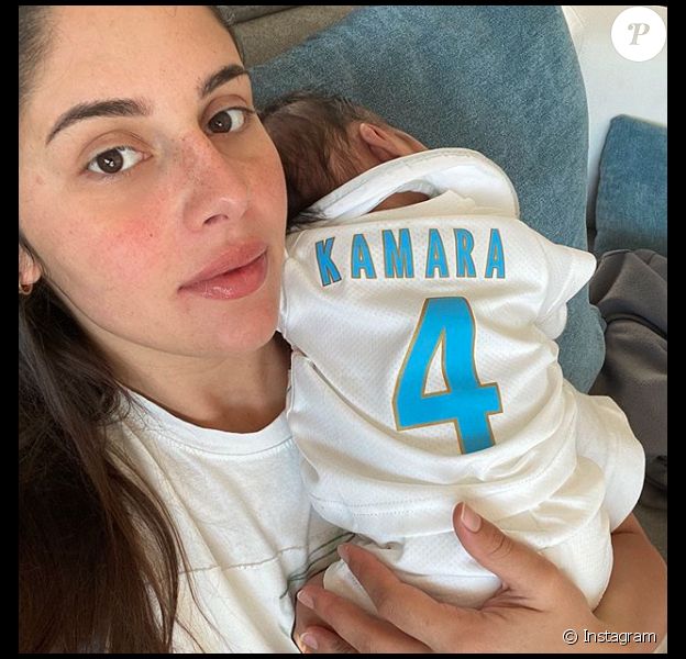 Coralie Porrovecchio et son fils Leeroy, né le 23 mai 2020. Photo publiée sur Instagram en juin 2020.