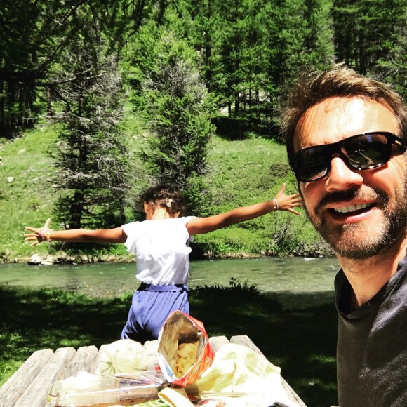 Samuel Le Bihan et sa fille Angia sur Instagram, juin 2019.