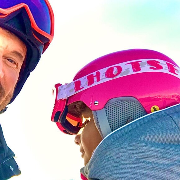Samuel Le Bihan et sa fille Angia sur Instagram, janvier 2020.