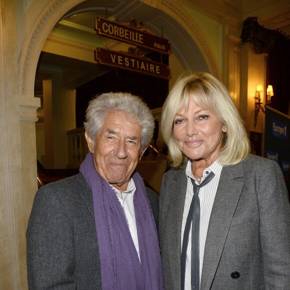 Philippe Gildas et sa femme Maryse - Générale de la pièce de théâtre "Le Mensonge" au théâtre Edouard VII à Paris, le 14 septembre 2015.14/09/2015 - Paris