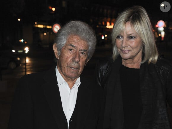 Exclusif - Philippe Gildas et sa femme Maryse Gildas - Arrivées des people à la soirée des 30 ans de Canal + au Palais des Sports à Paris le 31 octobre 2014.