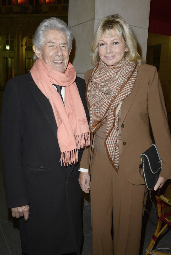 Philippe Gildas et sa femme Maryse Gildas - Générale de la pièce "La porte à côté" au Théâtre Édouard VII à Paris, le 10 fevrier 2014.10/02/2014 - Paris