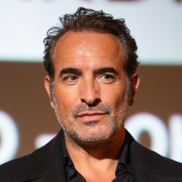 Jean Dujardin lors de l'avant-première du film "J'accuse" au cinéma UGC de Brouckère, à Bruxelles. Le 30 octobre 2019.