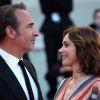 Jean Dujardin et sa femme Nathalie Péchalat - Red carpet pour le film "J'accuse!" lors du 76e festival du film de venise, la Mostra. Le 30 Août 2019. @Aurore Marechal/ABACAPRESS.COM