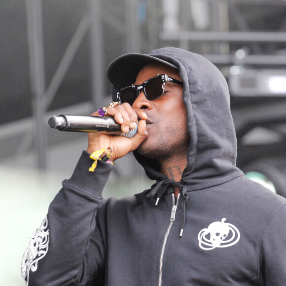 Skepta au festival Lollapalooza à Paris, le 22 juillet 2017.