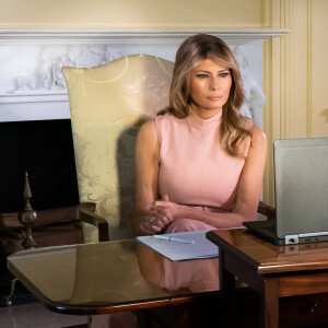 Melania Trump en visio le 1er juin 2020 à la Maison Blanche