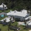 Vue aérienne de l'ancienne villa de Céline Dion en Floride, en 2010.