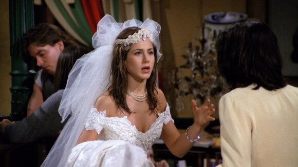 Jennifer Aniston dans la saison 1 de "Friends". 1994.