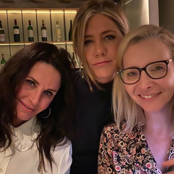 Jennifer Aniston, Lisa Kudrow et Courteney Cox sur Instagram. Le 13 janvier 2020.