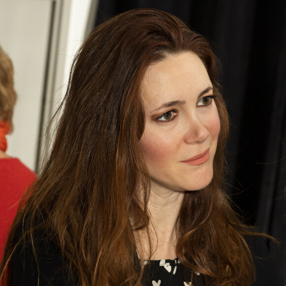 Exclusif - Sandra Lou - Exposition de Caroline Faindt à la Villa Violet. Paris. Le 8 mars 2020. © Jack Tribeca/Bestimage