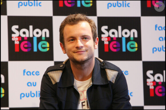 Jérémy Michalak - Premier salon de la télévision à Paris Porte de Versailles. Le 15 juin 2007.
