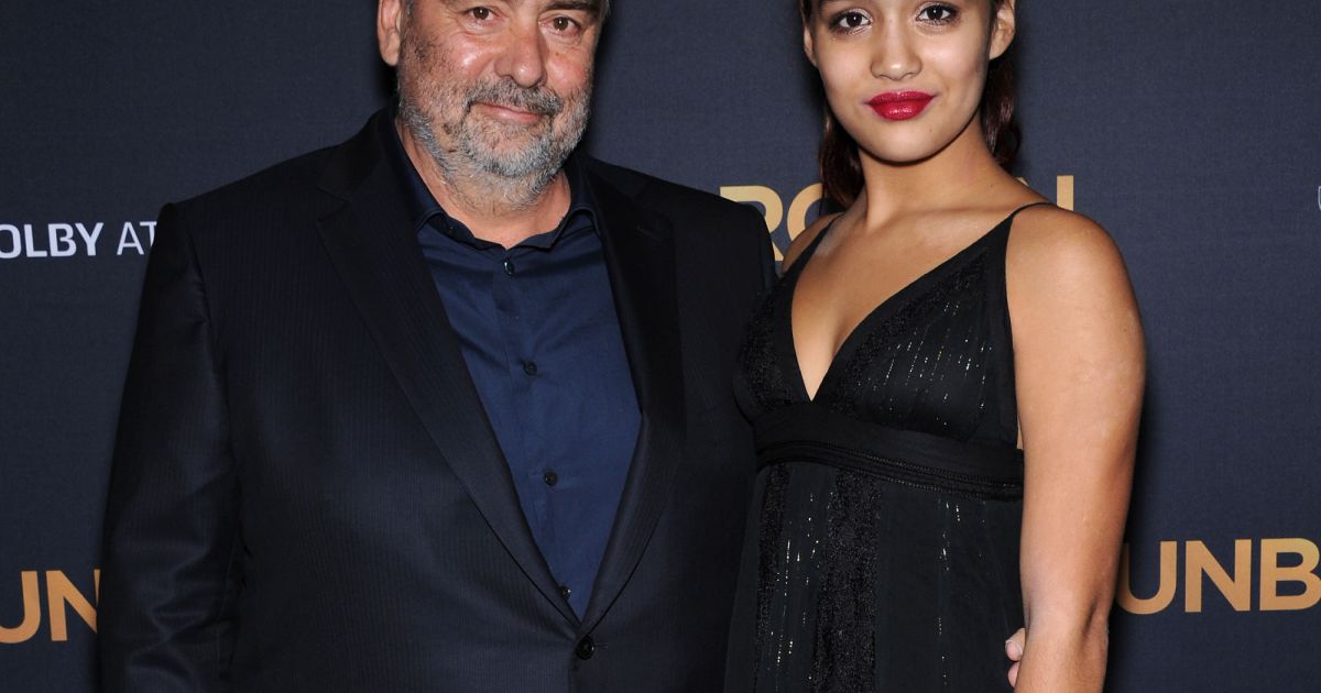 Luc Besson et sa fille Thalia Besson à la première du film Unbroken à