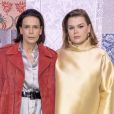 La princesse Stéphanie de Monaco et sa fille Camille Gottlieb lors du défilé de mode prêt-à-porter "Alter" automne-hiver 2020/2021 lors de la semaine de la mode à Paris, France, le 25 février 2020. © Olivier Borde/Bestimage