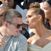 Céline Dion, Pepe Muñoz - Front row du Défilé de mode Haute-Couture Automne/Hiver 2019/2020 Alexandre Vauthier à Paris. Le 2 juillet 2019. © Veeren Ramsamy / Christophe Clovis / Bestimage